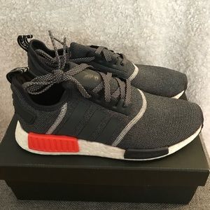 Charcoal grey Adidas NMDs, men’s size 9